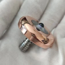 Titanium Copper Spinning Top EDC Top Spinner Mental Stress Relief Fidget Toys