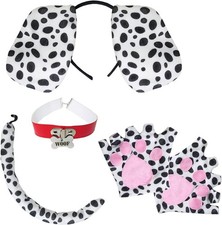 Dalmatian Kit Puppy Dog Animal Cute Fancy Dress Up Halloween Costume Accessory