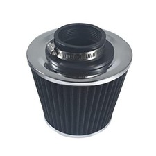 Universal 2.5" 63.5mm High Flow Cold Air Intake Filter fit for Most Cars black