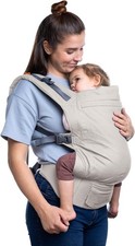 Beco Toddler Carrier Ecru Backpack Front-Carry Cotton Lightweight Breathable 20-