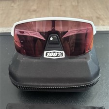 Oakley Sutro Lite Sunglasses Prizm Red Lens White Frame UV400, with case and rag