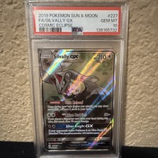 Pokemon TCG Silvally GX 227 Cosmic Eclipse 2019 Full Art Holo PSA 10 on eBay