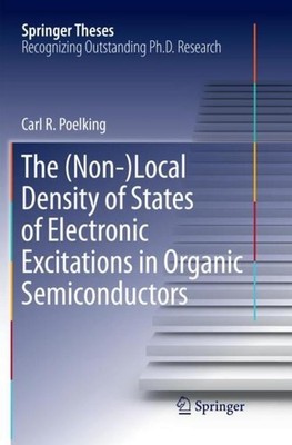 The (Non-)Local Density of States of Electronic Excitations in Organic Semicondu