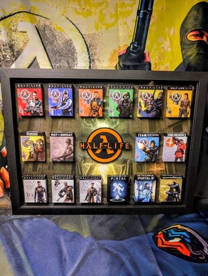 HALF-LIFE - 3D Bilderrahmen mit magnetischen Boxen (Counter-Strike etc.)