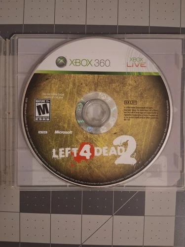 Valve Left 4 Dead 2 Xbox 360 M Mature NTSC-U/C (US/Canada) 2009 loose disk