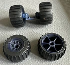 GI Joe Cobra Ferret ATV Tire Rim Wheel w Front Axle Vehicle Part ARAH 1985