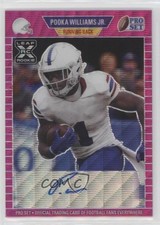 2021 Leaf Pro Set Metal 1989 Pink Wave /30 Pooka Williams Jr #PA-PWJ Auto 08jk