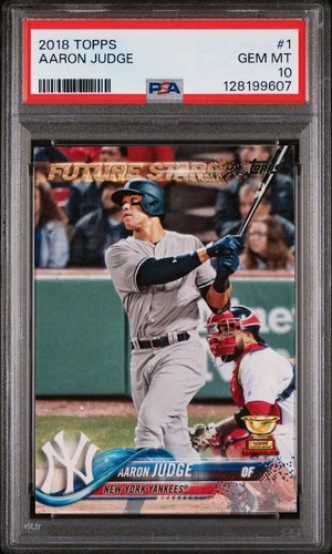 PSA 10 2018 Topps - Future Stars Aaron Judge #1 Gem Mint Yankees MVP