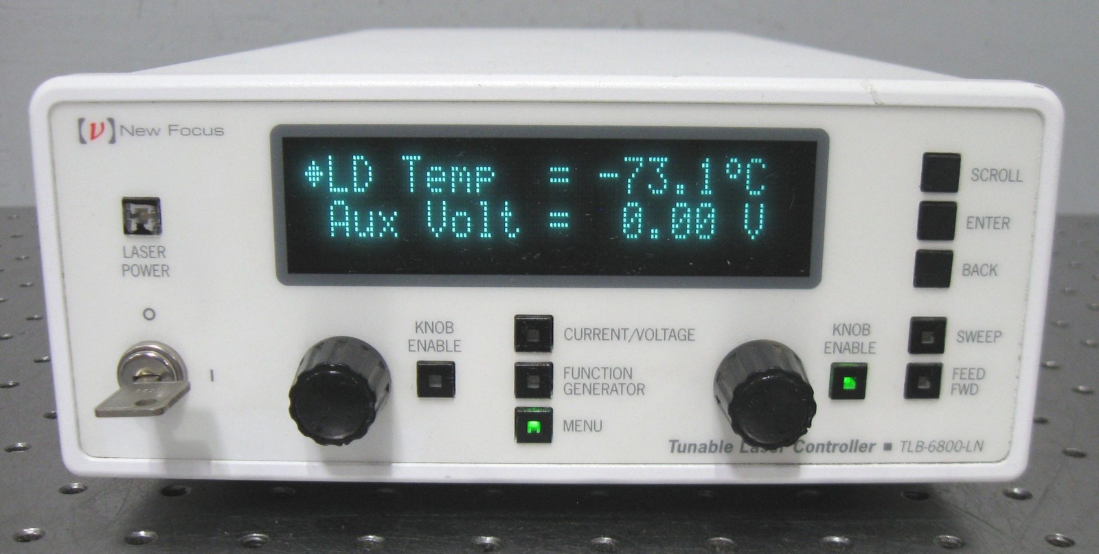 C200881 New Focus TLB-6800-LN Tunable Laser Controller w/ Key
