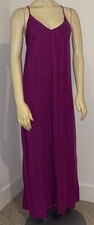 Gap Women’s Maxi Sun Dress Adjustable Straps Potent Purple Size S