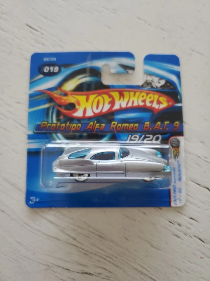 Hot Wheels 2005 первое издание прототип Alfa Romeo B.A.T. Короткая карточка 9 019 - Изображение 3 из 3
