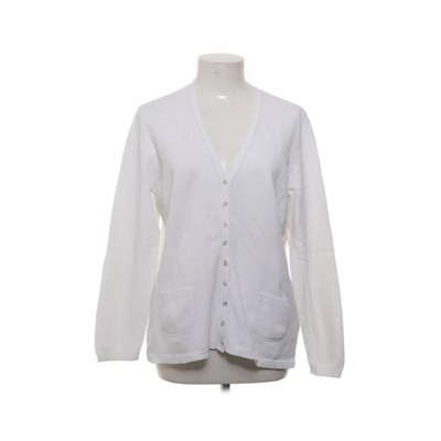 Repeat, Strickjacke, Damen, Größe: M, Weiß, Baumwolle/Polyester, Einfarbig #i0A