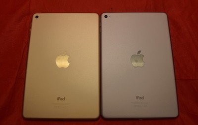Lot of 2 Apple iPad Mini 4 128GB Wi-Fi Silver - Factory Reset read description!!