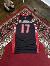Jonas Valanciunas Signed Autograph Toronto Raptors Jersey NBA Canada Nuggets