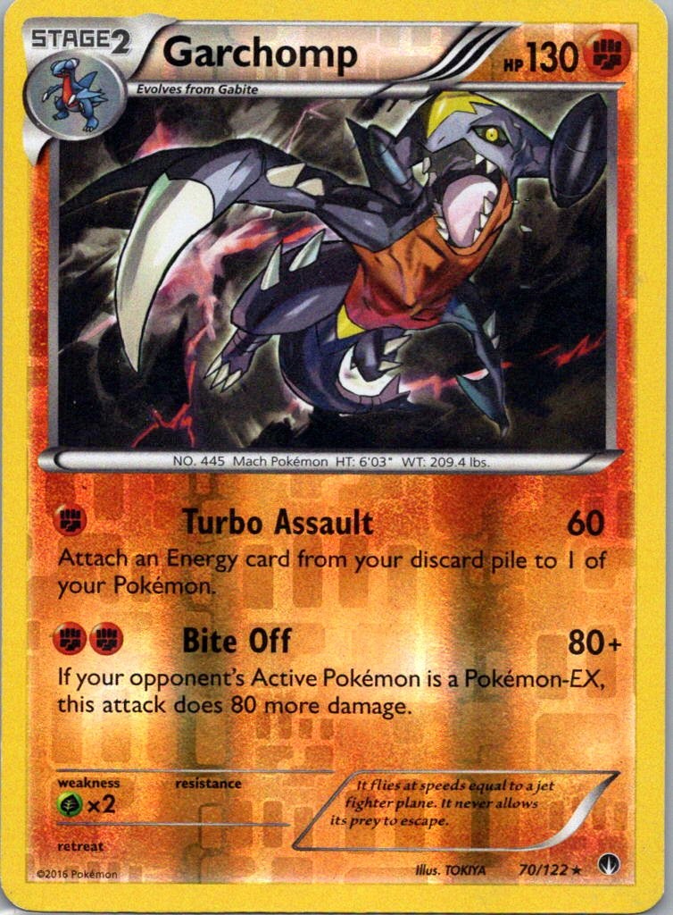 Garchomp 70/122 BREAKpoint Rev Holo LP