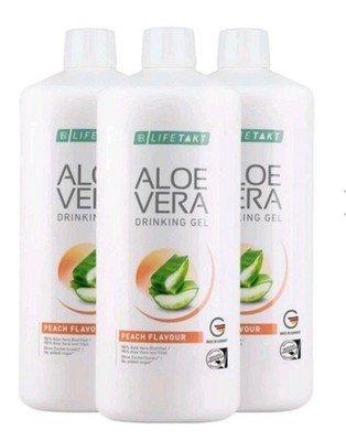 3er Set LR Aloe Vera Drinking Gel Peach Pfirsich Flavour 1L NEU / OVP / MHD 2026