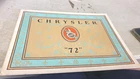 1928 CHRYSLER 72 Original   Sales Brochure VERY RARE