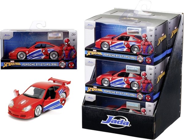 Gadget - Marvel: Jada Toys - Spider-Man Porsche 911 Gt3 Rs 1:32 -D- Jada Toys-image