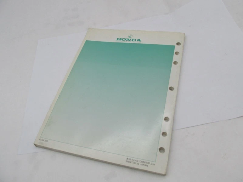 Honda Official Factory 1985-1987 XR600R Shop Service Manual Book - Image 2 of 3