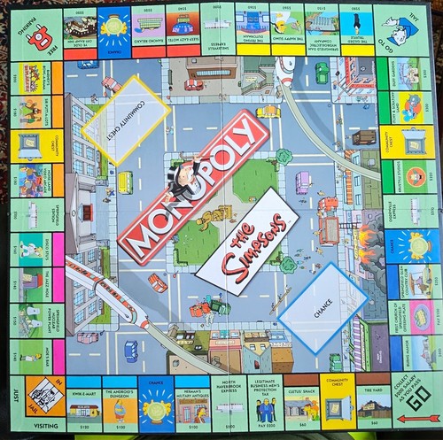 Die Simpsons Monopoly Sammleredition Brettspiel USAOPOLY INHALT SEALED OB8 - Bild 11 von 14