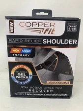 NEW Copper Fit Rapid Relief Shoulder Unisex One Size Fits Most Adjustable