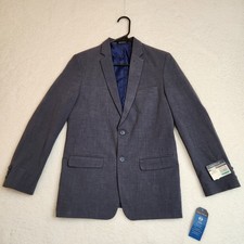 Nautica Boys Size 16 R Blue Two-Button Lined Blazer Suit Sports Jacket