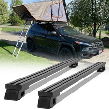 Fits Rooftop Tent 2pcs Roof Rack Cross Bar 660 Lbs For 2014-2026 Jeep Cherokee