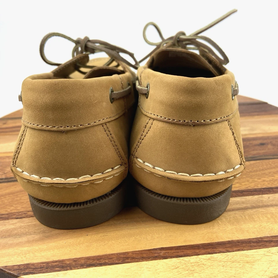 Rugged Shark Boat Shoes Men Size 12M Tan Beige Classic Casual Loafer CML8506ARS - Image 4 of 4