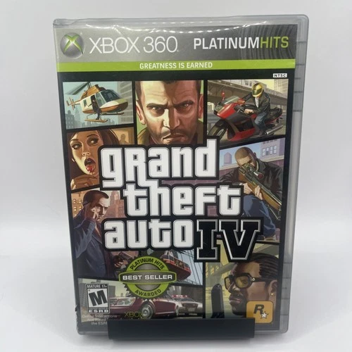 Grand Theft Auto IV (Xbox 360, 2008) - Complete CIB - Tested & Working