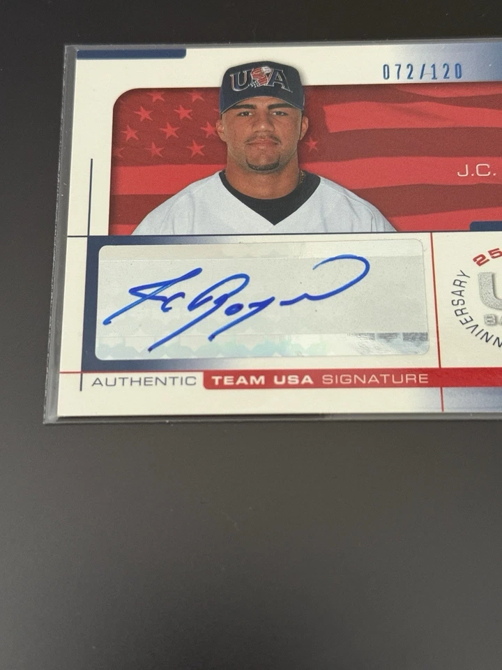 2004 USA Baseball 25th Anniversary J.C. Romero Signatures Blue Ink #ROM - Image 2 of 4