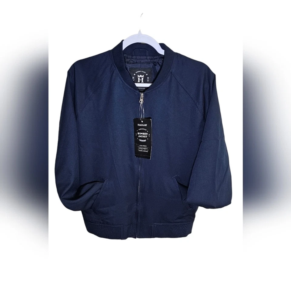 CLASSIC NWT HAGGER BOMBER COAT. MENS SZ MD. - Image 2 of 4