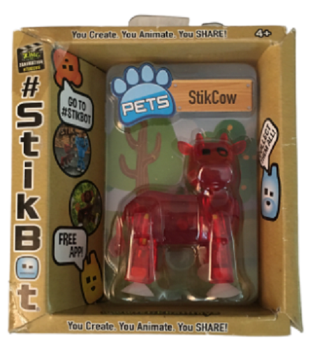 Stikbot Pets Stikcow Red, New - 第 1/2 張圖片