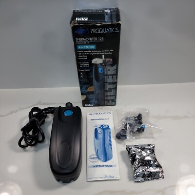 Aquarium Hydor ProQuatics Power Filter Pump for 16 to 30 Gallon Tanks 125 GPH.