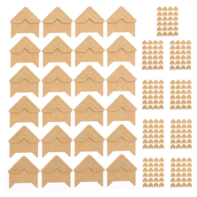 10 Sheets Scrapbook Photo Corners Stickers Page Protectors Diy Album Decor