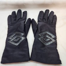 Vintage Driving Gloves Women's Small Black Thinsulate Thermal Insulation Lined
