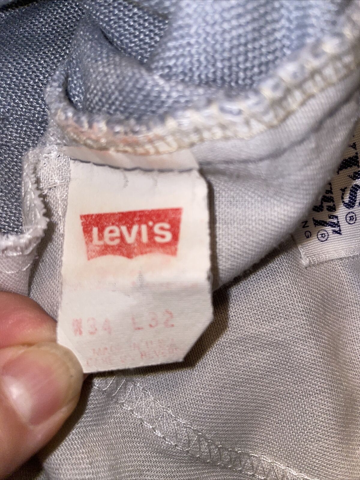 VTG Levi's Action Slacks Sta-Prest Pants Mens 34x… - image 7