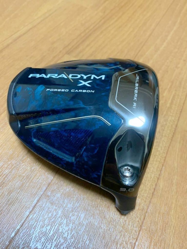 ラル　Callaway PARADYM X 9.0【ヘッドのみ】 Nice! Left Hand Callaway Paradym 9.0* Driver - Head Only - L