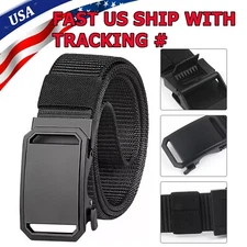 Military Belt for MEN Tactical Strap Waistband Belts Quick Release Buckle Black