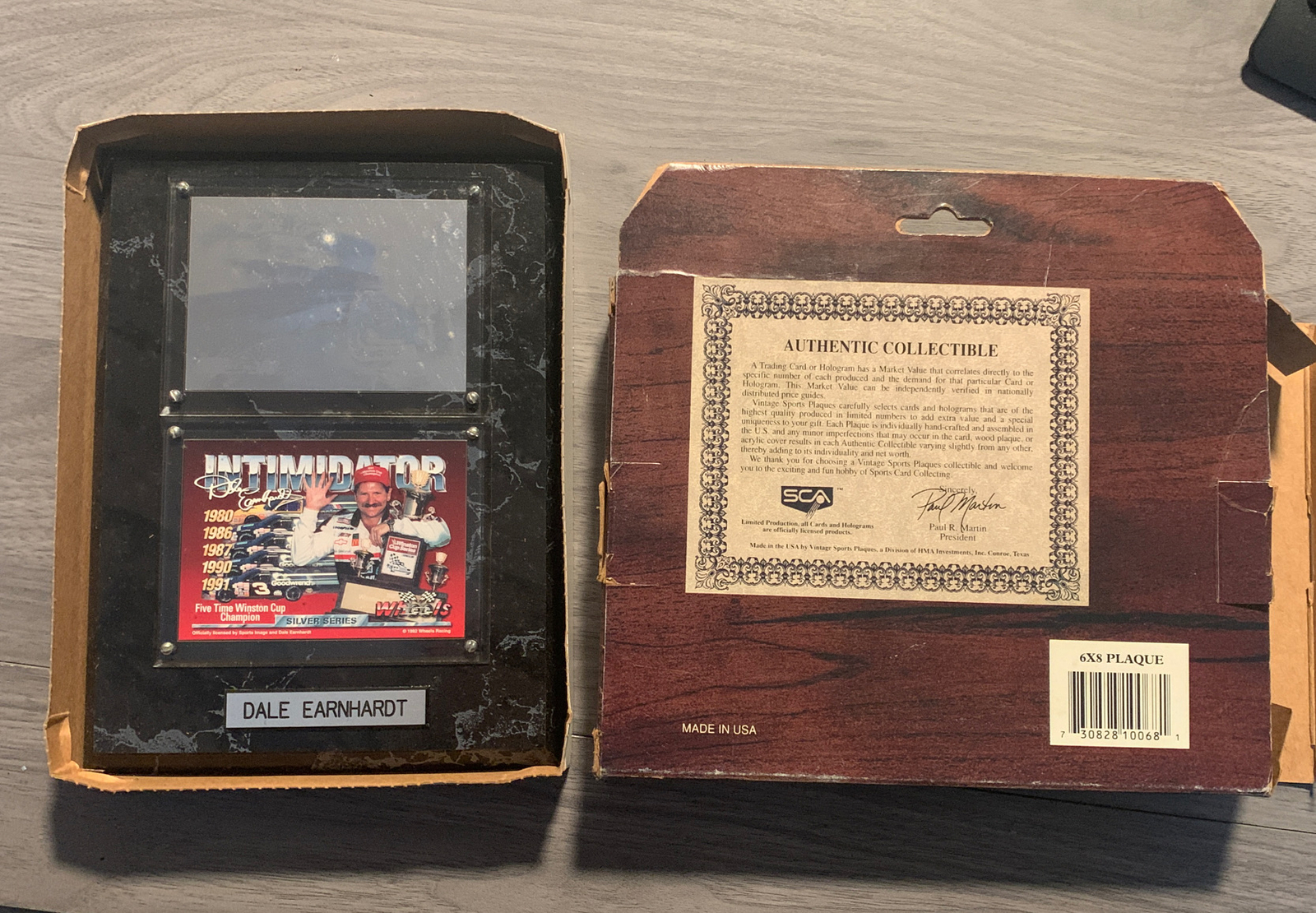 VINTAGE SPORTS PLAQUES, LIMITED EDITION SPORTS COLLECTIBLES DALE EARNHARDT eBay