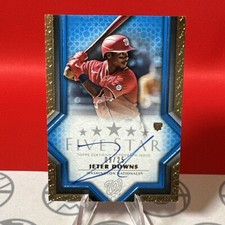 Jeter Downs 2023 Topps Five Star Blue Rookie Autograph 9/25 RC Auto Card