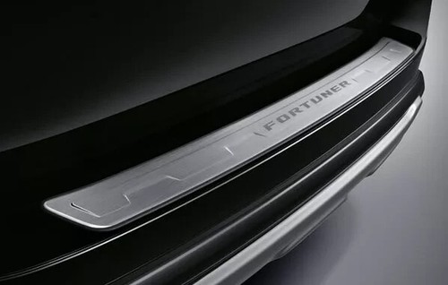 TOYOTA 2015-2024 FORTUNER GENUINE STAINLESS STEEL REAR BUMPER STEP GUARD