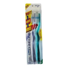 lot Of 2 Vintage Oral-B Indicator Toothbrush 40 Regular Indicator 2001