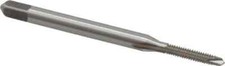 Kennametal 1540362 HSS Spiral Point Tap: 2-56 UNC, 2 Flutes, Plug, 2B
