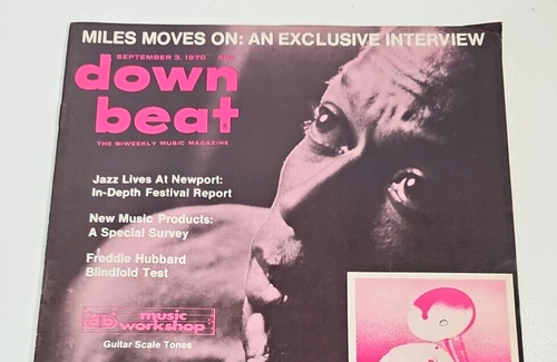1970 SEPTEMBER 3 DOWN BEAT MAGAZINE - MILES DAVIS COVER - Vintage - Picture 2 of 8