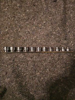MAC Tools USA 11-teilig 3/8'' Bohrer kurz metrisch 6pt Steckschlüsselsatz SXSM116CR