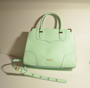 Rebecca hombro con Bandolera bandolera cuero de de verde de Minkoff OqS78FS