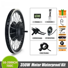 36V 48V 350W Ebike Front Rear Rotate Cassette Motor Waterproof Conversion Kit