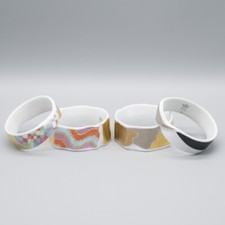 Rosenthal Porcelain Johan Van Loon Designer Chic Bracelet Vintage 80s &times;3 Options