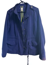 Women's JCP  Cotton blend Jacket Blue XL 