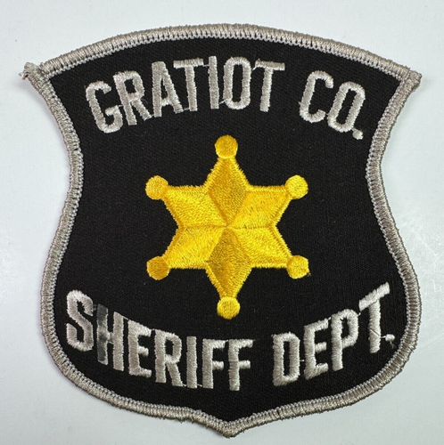 Gratiot County Sheriff Michigan MI Patch R1A